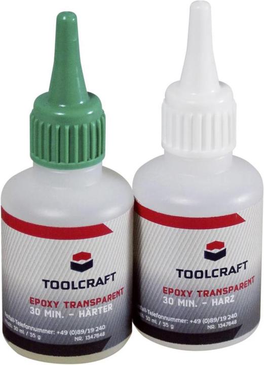 Actual product image Toolcraft EPOT30.Set50 Conrad Epoxy tran (100 g)