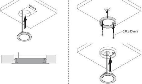 Actual product image L&S Recessed light chip