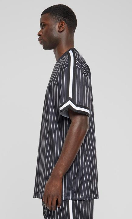 Produktbild Urban Classics Oversized Striped Mesh Tee - 138093 (3XL)