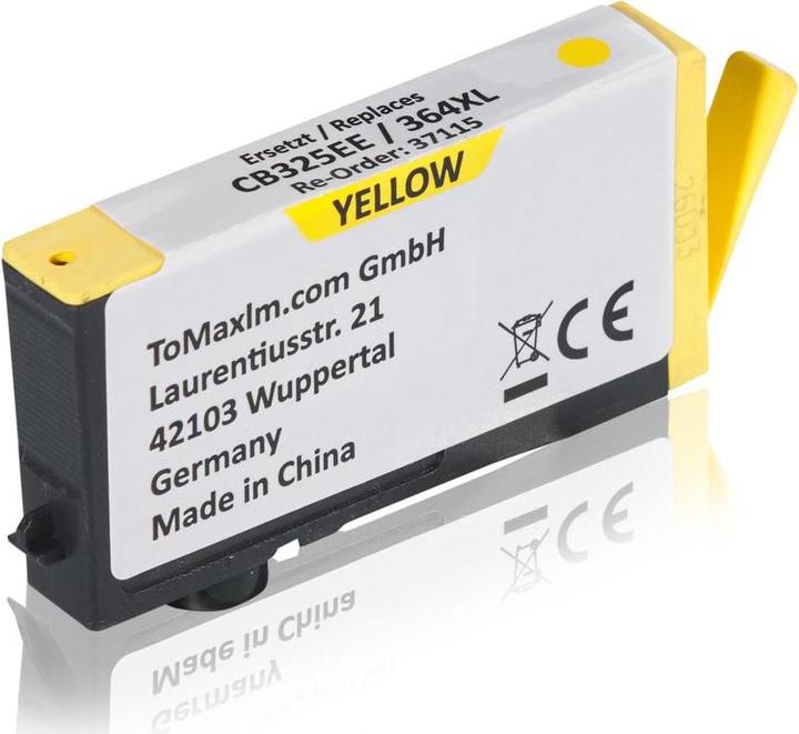 Image du produit Inkadoo Cartouches d'impression compatibles avec HP CB325EE / 364XL Cartouche d'encre, jaune Jaune (Y)