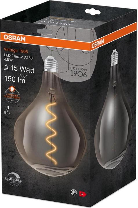 Immagine prodotto Osram Annata 1906 (E27, 4.50 W, 150 lm, 1 x, G)