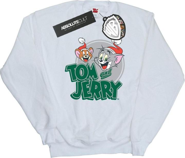 Actual product image Tom & Jerry Mens Christmas Greetings Sweatshirt (S)