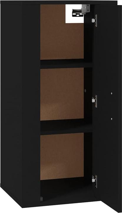 Produktbild VidaXL TV-Wandschrank Schwarz 40x34,5x80 cm,Farbe: Schwarz,Material