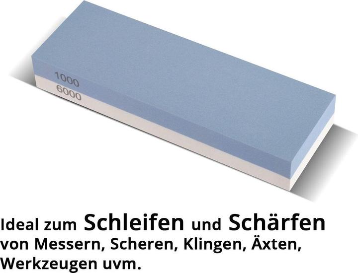 Produktbild Stahlwerk Schleifstein Set mit Führungsschiene und rutschfestem Standfuss