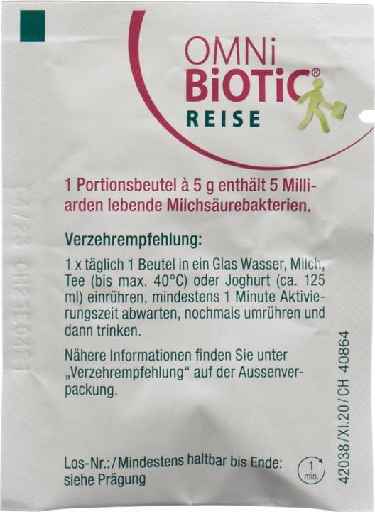 Produktbild Omni Biotic Reise Pulver (neu) (14 Stück, Pulver, 100 g)