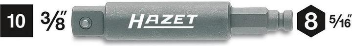 Immagine prodotto HAZET Adattatore per avvitatore ad impulso 8808S-1 ∙ Attacco esagonale, massiccio, 8 mm (5/16 di po…