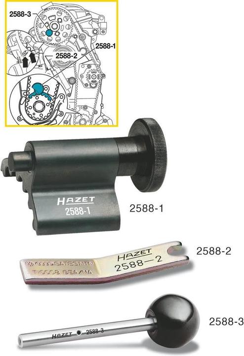 Actual product image HAZET Crankshaft stop 2588-1