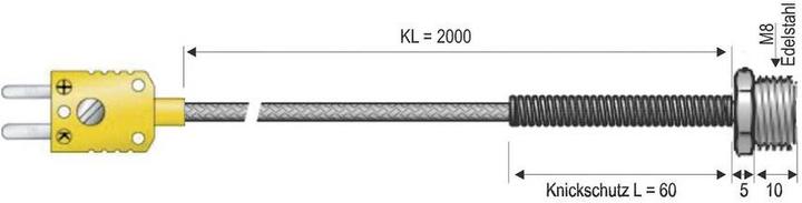 Actual product image B+B Thermo-Technik Screw-in sensor Screw-in sensor (Measuring device case)