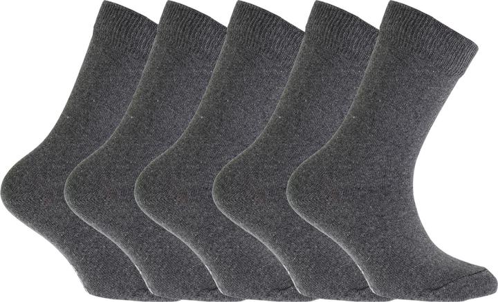 Floso Schul Socken Unifarben (5 Paar) (5er Pack, 27 - 30)