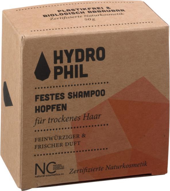 Produktbild Hydrophil Festes Shampoo Hopfen für trockenes Haar (Festes Shampoo)