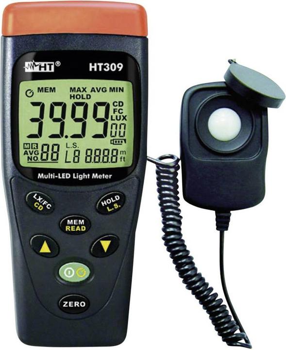 Actual product image HT Instruments HT309 LED Lux Meter, Illumination