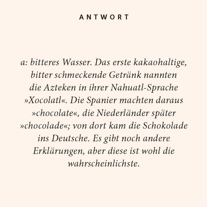 Produktbild Schokoladen-Quiz (Deutsch)