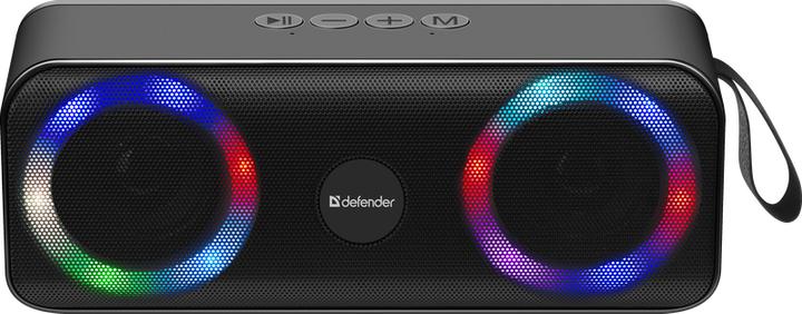 Image du produit Defender HAUT-PARLEUR BEATBOX 20 BLUETOOTH 20W LIGHT/BT/MIC/FM/USB/TF (5 h, Fonctionnement sur piles)
