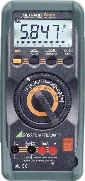 Produktbild Gossen Hand-Multimeter digital Metraw (CAT III 1000V, CAT IV 600V)