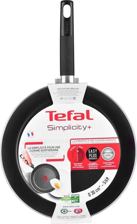 Produktbild Tefal Patelnia Simplicity 30cm B5820702 (30 cm, Bratpfanne, Aluminium)