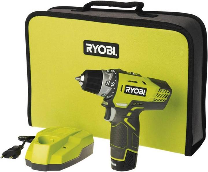 Immagine prodotto Ryobi Trapano e avvitatore a batteria R12DD-L13S (Batteria ricaricabile)