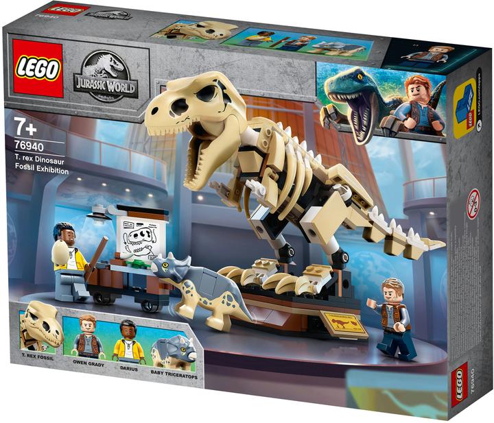 Produktbild LEGO T. Rex-Skelett in der Fossilienausstellung (76940, LEGO Jurassic World)
