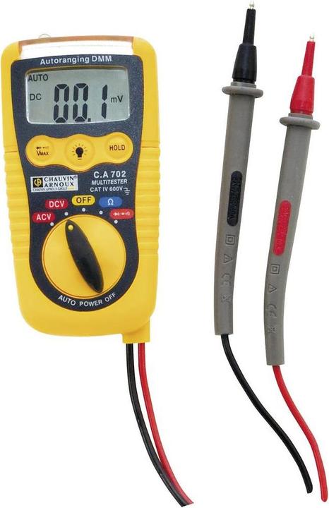 Produktbild Chauvin Arnoux Hand-Multimeter C.A 702 Kalibr (CAT IV 600V, CAT III 1000V)