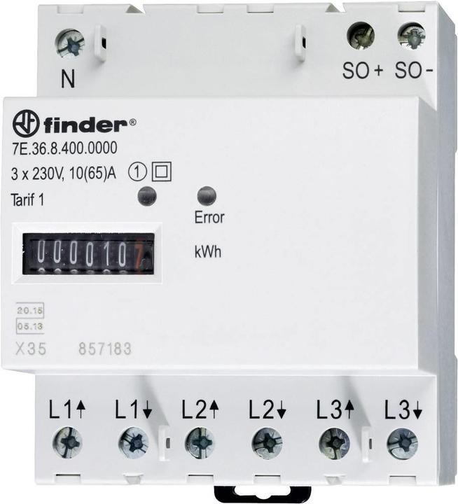 Immagine prodotto Finder Contatore trifase meccanico 65