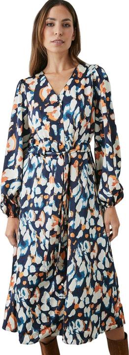 Immagine prodotto Principles Donna/Ladies Abito midi con bottoni in raso astratto (38 D)
