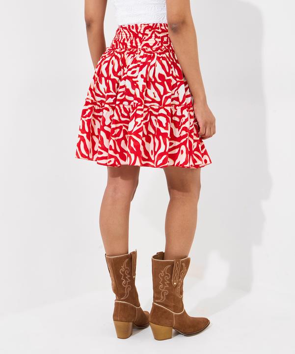 Image du produit Joe Browns Bold Abstract Animal Print Tiered Mini Skirt (36)