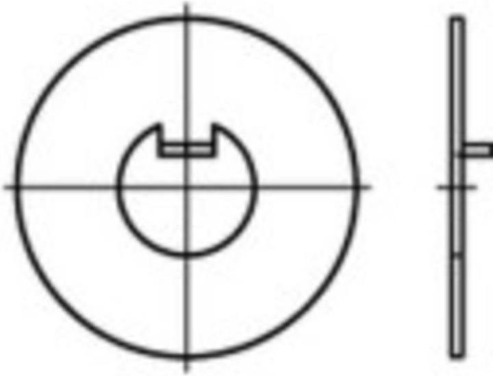 Image du produit Toolcraft Rondelles avec ergot intérieur