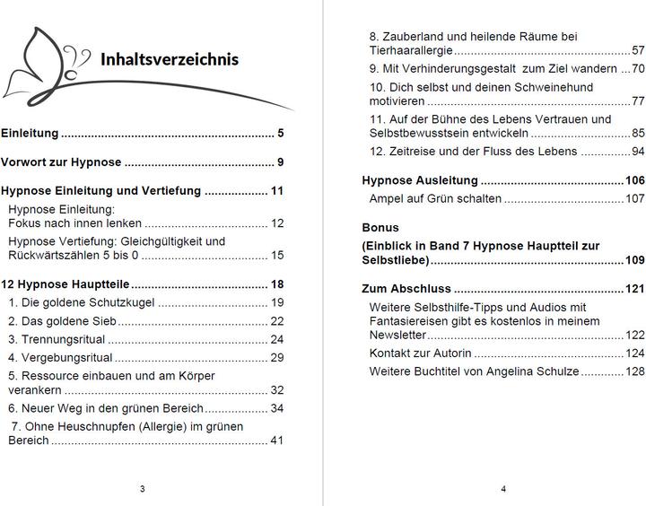Image du produit Hypnosetexte zum Vorlesen und selber Zusammenstellen 6 (Allemand, Angelina Schulze, 2023)