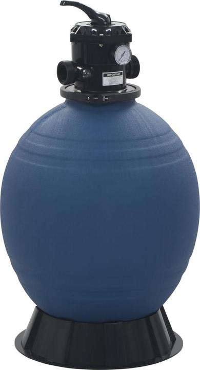 Produktbild VidaXL Sandfilter für Pool mit 6-Positionen-Ventil, blau, 560 mm
