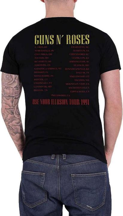 Actual product image Universal Textiles Skull Circle T-shirt (XL)