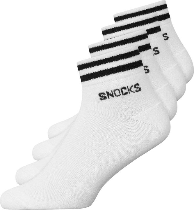 Produktbild Snocks Retro Sneaker Socken mit Streifen (4er Pack, 47 - 50)
