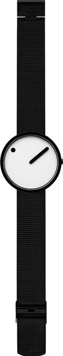 Image du produit Picto 43379-1020 Montre unisexe noire et blanche 40mm 5ATM (Montre analogique, 40 mm)
