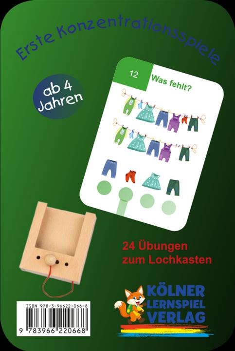 Produktbild Erste Konzentrationsspiele