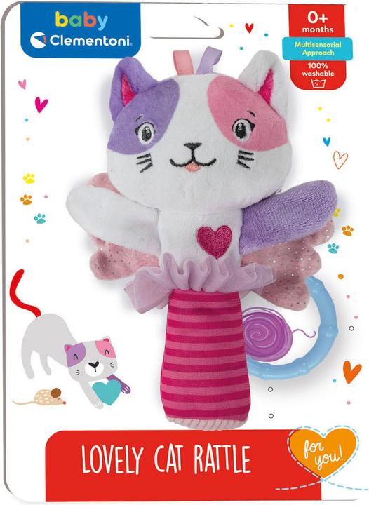 Produktbild Clementoni Baby - Plüsch Rassel Katze