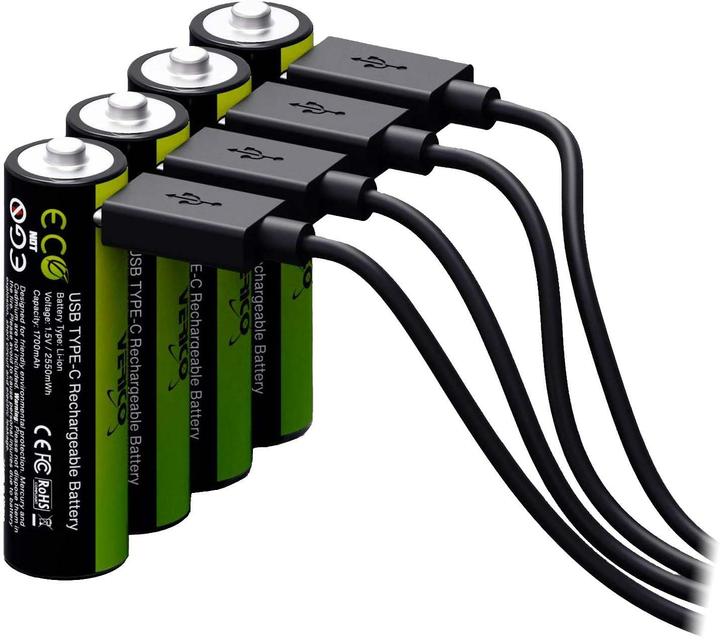 Verico LoopEnergy AA (4 pz., AA, 1700 mAh)