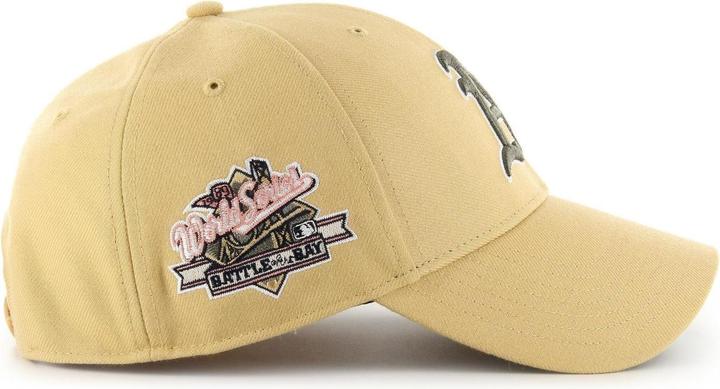Actual product image 47 Brand Snapback Cap - World Series Oakland Athletics Tan