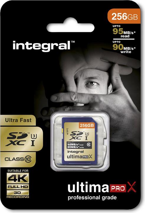 Produktbild Integral Memory Ultima Pro X (256 GB, SDXC, U3, UHS-I)