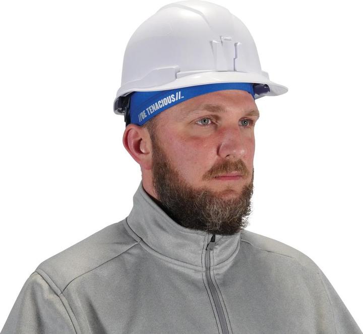 Actual product image Ergodyne Cooling Skull Cap Chill-Its 6632, blue