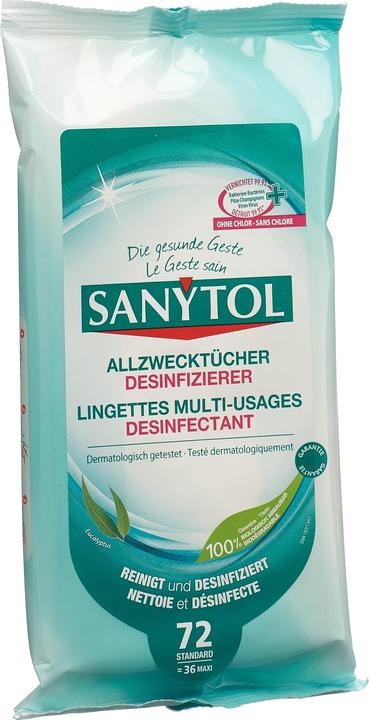 Actual product image Sanytol All-purpose wipes (x72) (72 pcs.)