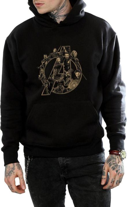 Image du produit Universal Textiles Sweat à capuche en coton avec logo unisexe pour adultes (S)