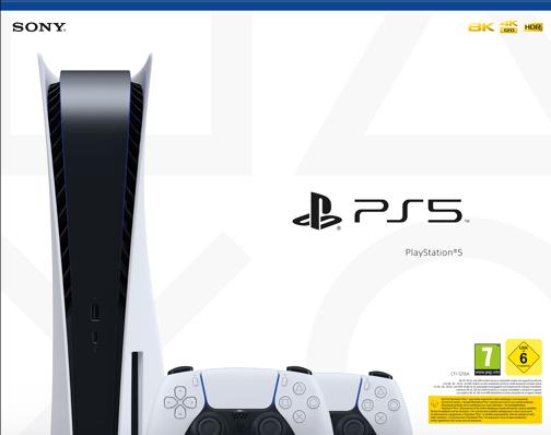 Immagine prodotto Sony PlayStation 5 con il secondo controller wireless DualSense