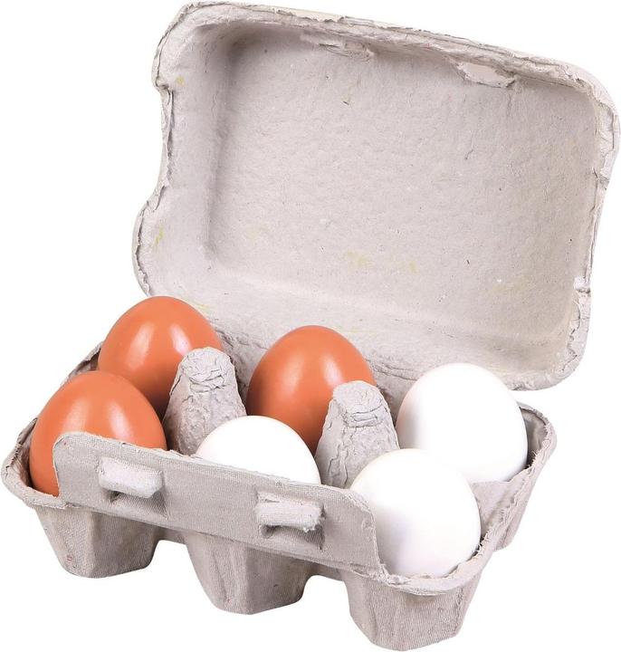 Image du produit Spielba 6 oeufs dans une boîte à oeufs