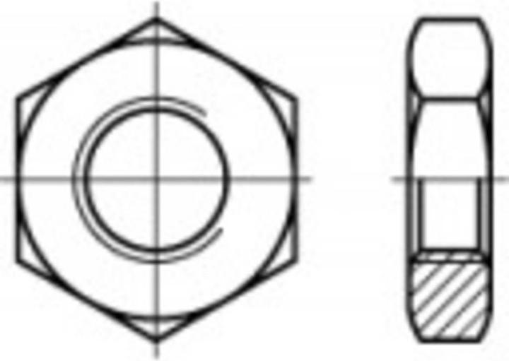 Toolcraft Écrous hexagonaux M27 DIN 439 S (M27)