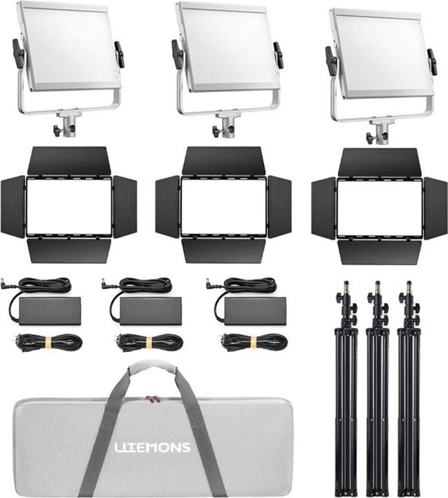 Immagine prodotto Godox Litemons LP600R Pannello luminoso LED RGB Kit di 3 luci (Apparecchio di illuminazione a superficie)