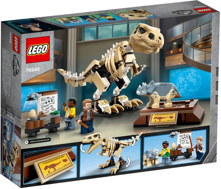 Produktbild LEGO T. Rex-Skelett in der Fossilienausstellung (76940, LEGO Jurassic World)