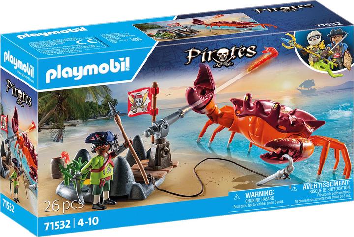 Produktbild Playmobil Kampf gegen die Riesenkrabbe (71532, Playmobil Pirates)