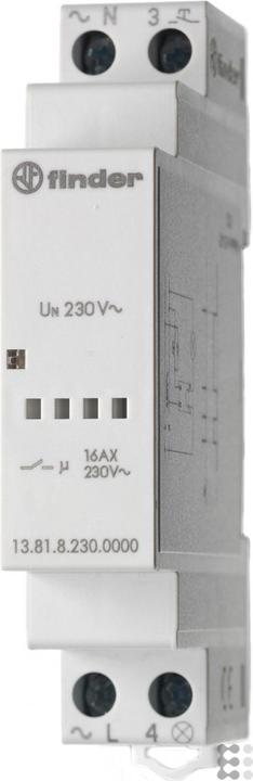 Image du produit Finder Electronic step relay 16A 1 NO, 230vac