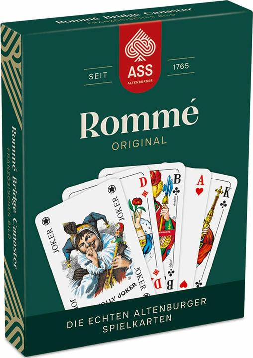 Image du produit Cartamundi Romme/Canasta/Bridge 2x55 cartes en boîte à couvercle coiffant (Allemand)