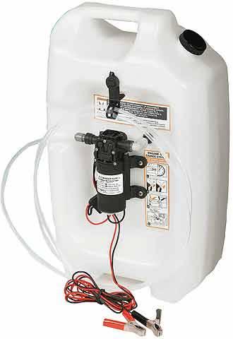 Actual product image Xylem Jabsco oil change system