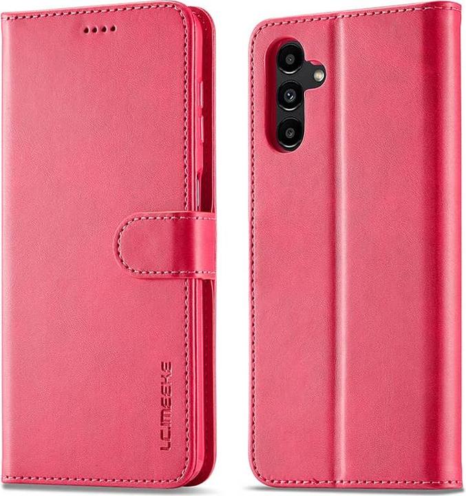 Actual product image LC.Imeeke Samsung A40 (2019) - Wallet Etui mit 3 Kartenfächern & Magnetverschluss, Pink (Samsung Galaxy A40)