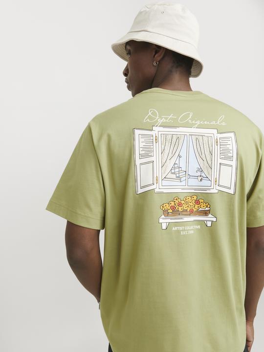 Actual product image Jack & Jones Jorislington Back Tee Ss Crew Neck Sn (M)